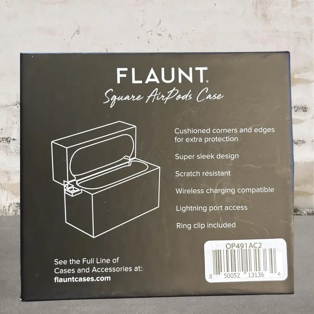 Flaunt SQUARE Mother of Pearl AirPods 3rd Generation Case NEW